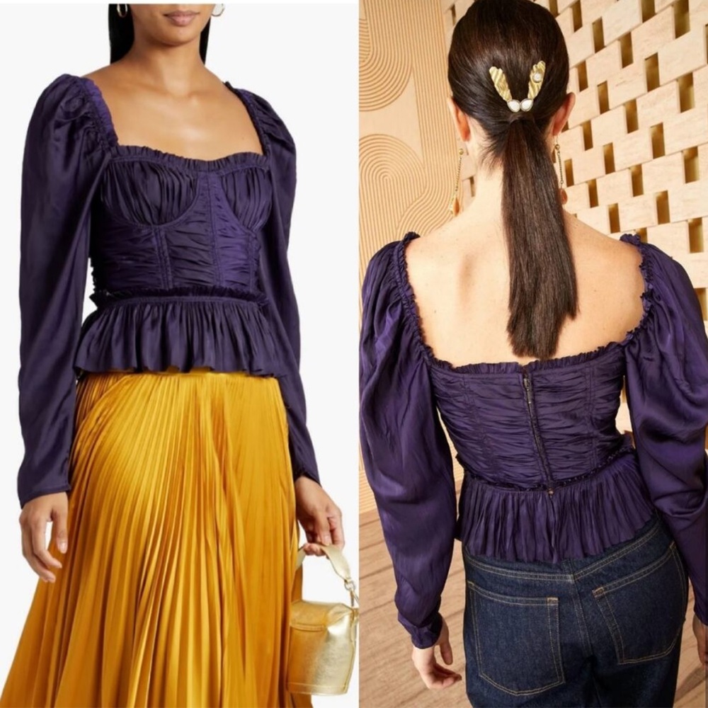 Ulla Johnson Corset Silk blouse - Picture 2 of 6